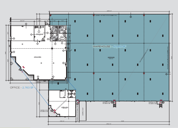 3009 Pasadena Fwy, Pasadena, TX à louer Plan d’étage– Image 1 sur 1