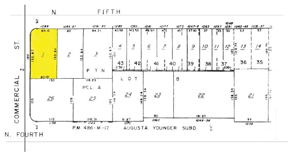 1099 N 5th St, San Jose, CA à louer - Plan cadastral – Image 2 sur 9