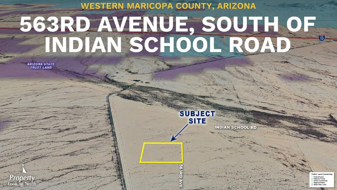 563rd Ave, South of Indian School Rd, Tonopah, AZ à vendre Photo principale– Image 1 sur 5