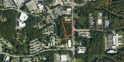220 Sunnybrook Rd, Raleigh, NC - Vue aérienne vue de carte - Image1