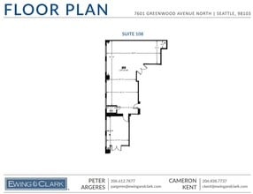 7601-7613 Greenwood Ave, Seattle, WA à louer Plan d’étage– Image 1 sur 1