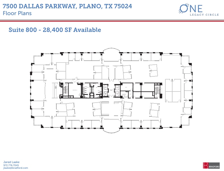 7500 Dallas Pky, Plano, TX à louer Plan d’étage– Image 1 sur 1