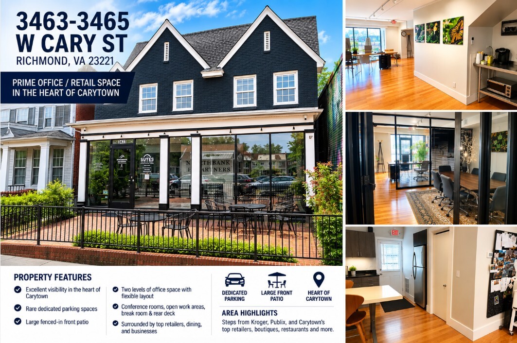 3463-3465 W Cary St, Richmond, VA à louer Photo de l’immeuble– Image 1 sur 6
