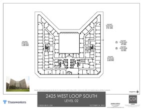 2425 West Loop South, Houston, TX à louer Plan d’étage– Image 1 sur 1