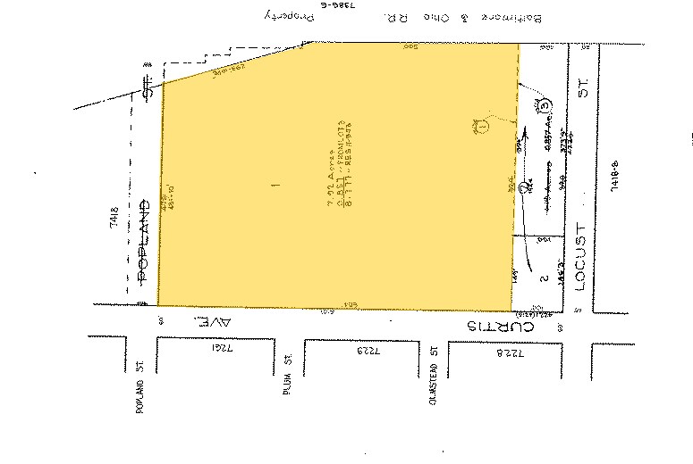 4101-4221 Curtis Ave, Baltimore, MD à louer - Plan cadastral – Image 2 sur 11