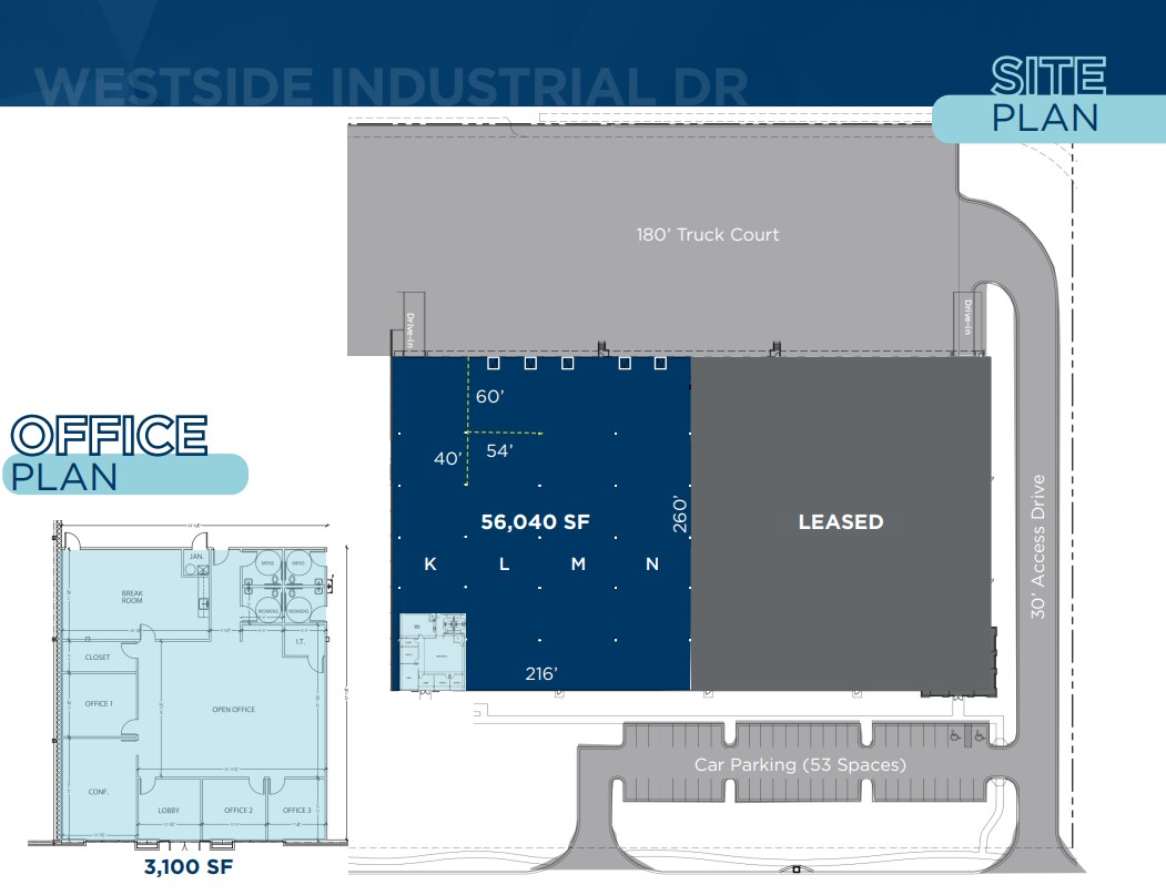8215 Westside Industrial, Jacksonville, FL à louer Plan de site– Image 1 sur 1