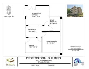 1151 N Buckner Blvd, Dallas, TX à louer Plan d’étage– Image 1 sur 1