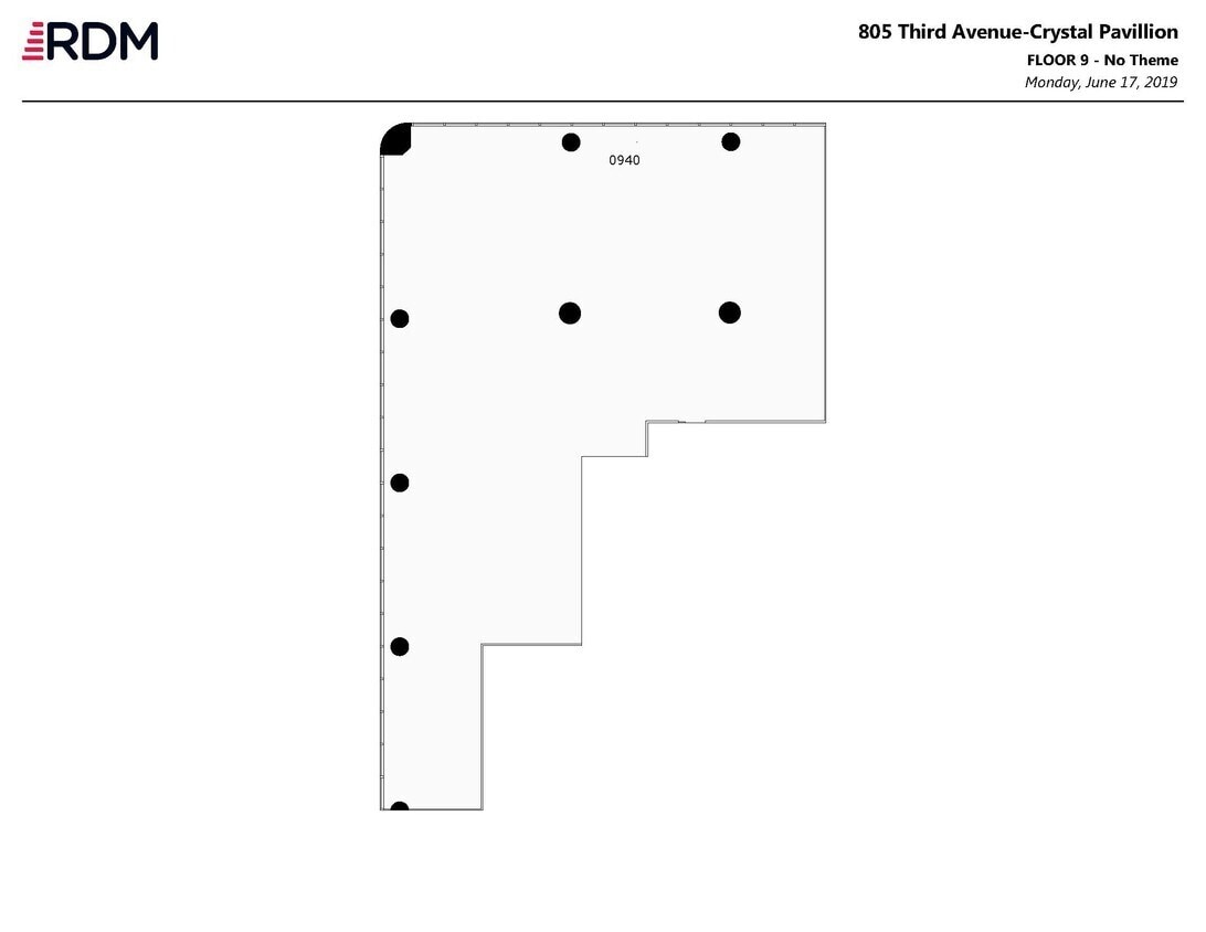 805 Third Ave, New York, NY à louer Plan d’étage– Image 1 sur 1