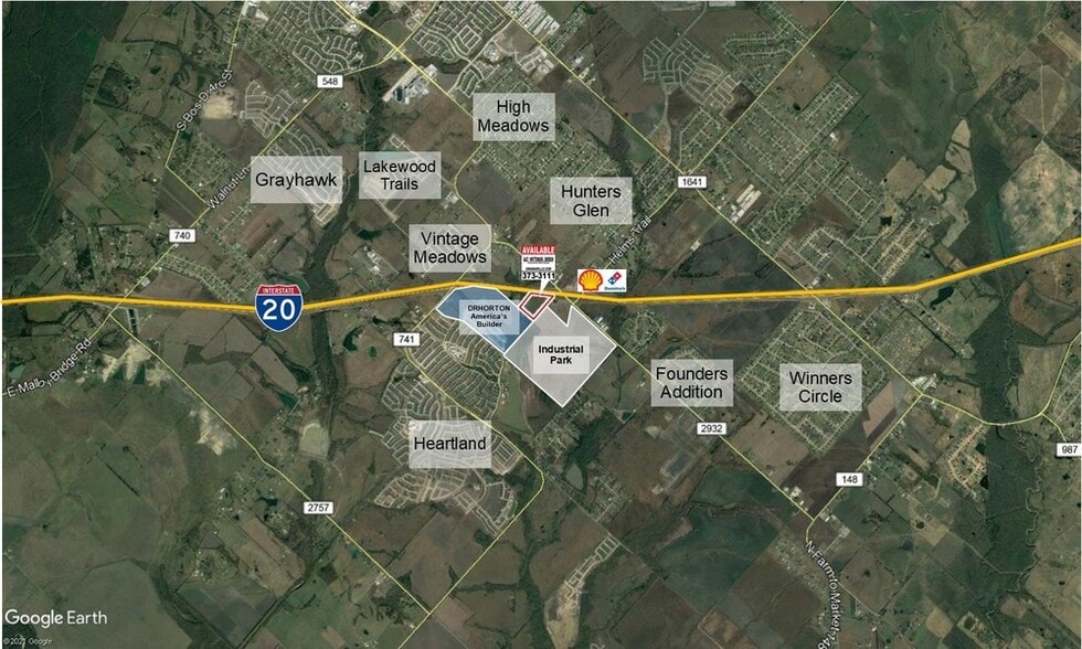 I-20, Forney, TX à vendre - Aérien – Image 2 sur 3