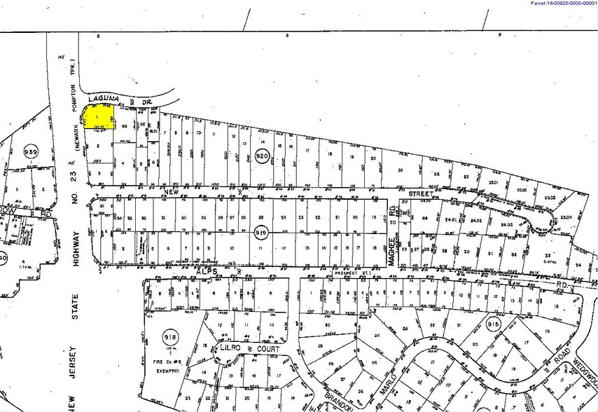 1032-1034 State Route 23, Wayne, NJ à louer - Plan cadastral – Image 3 sur 5