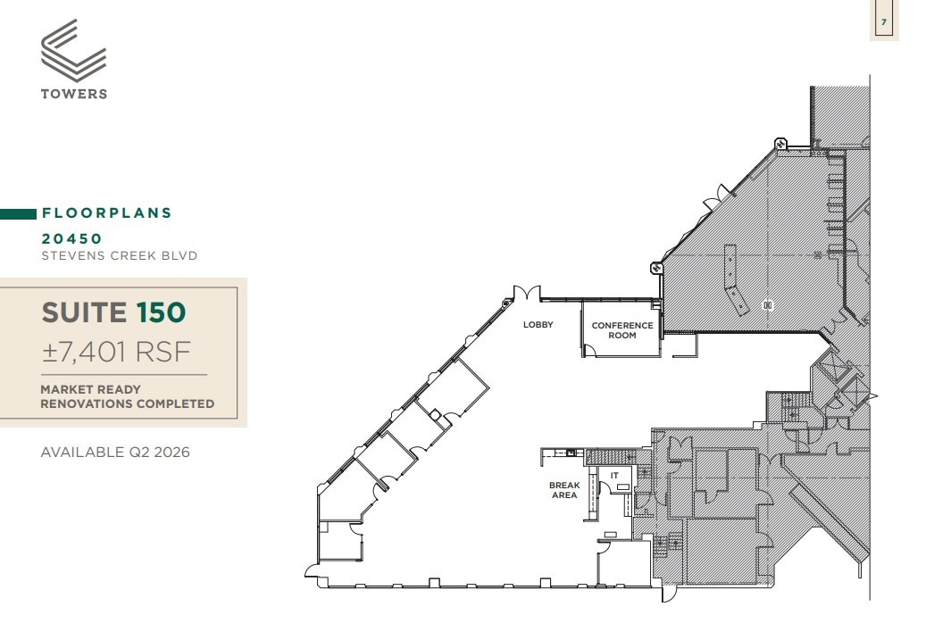 20400 Stevens Creek Blvd, Cupertino, CA à louer Plan d’étage– Image 1 sur 1