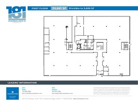 181 Inverness Dr W, Englewood, CO à louer Plan d’étage– Image 2 sur 2