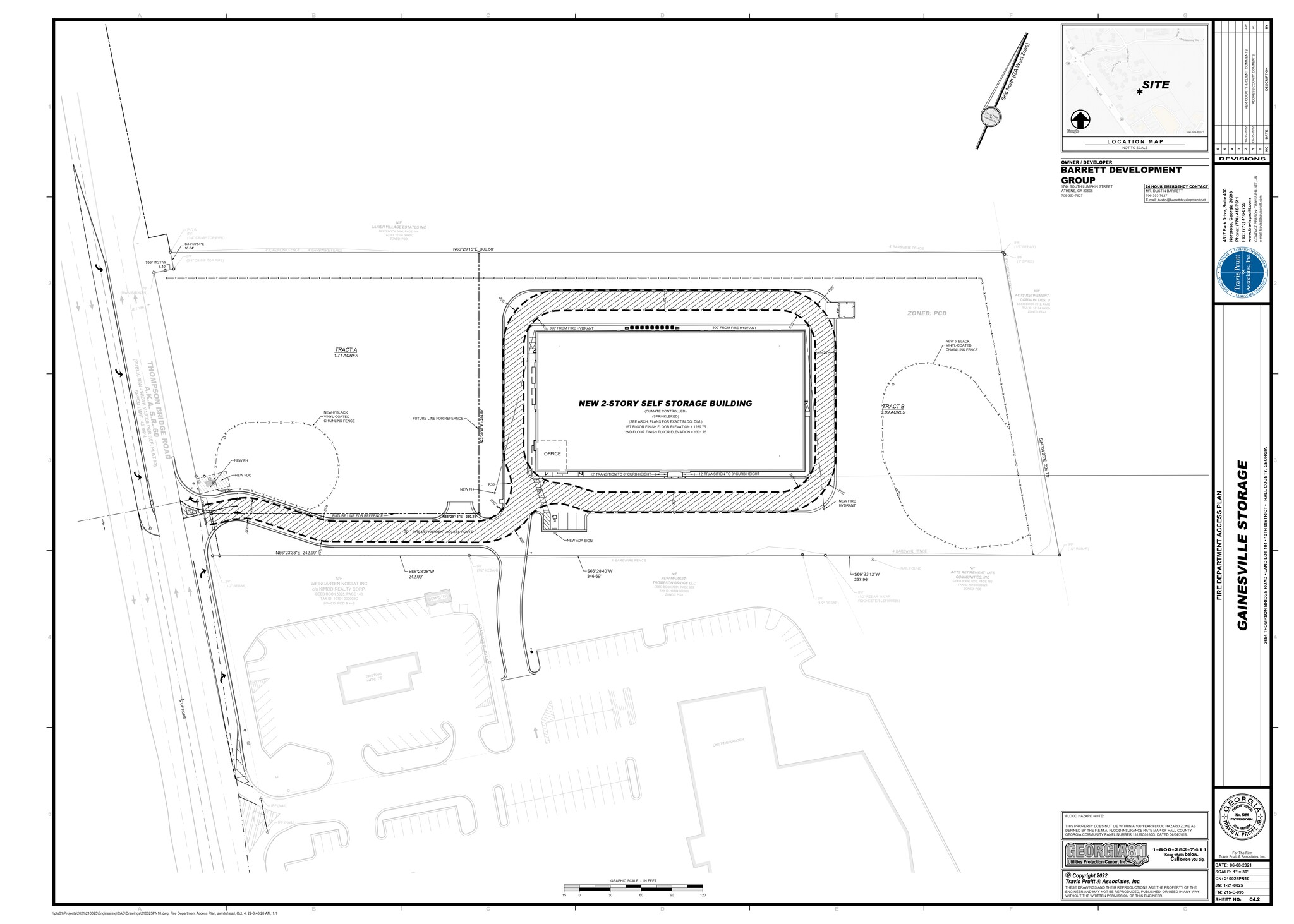 3654 Thompson Bridge Rd, Gainesville, GA à louer Plan de site– Image 1 sur 5