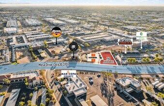 1849 S Mesa Dr, Mesa, AZ - VUE AÉRIENNE  vue de carte