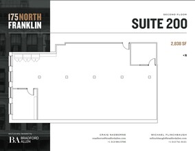 175 N Franklin St, Chicago, IL à louer Plan d’étage– Image 2 sur 2