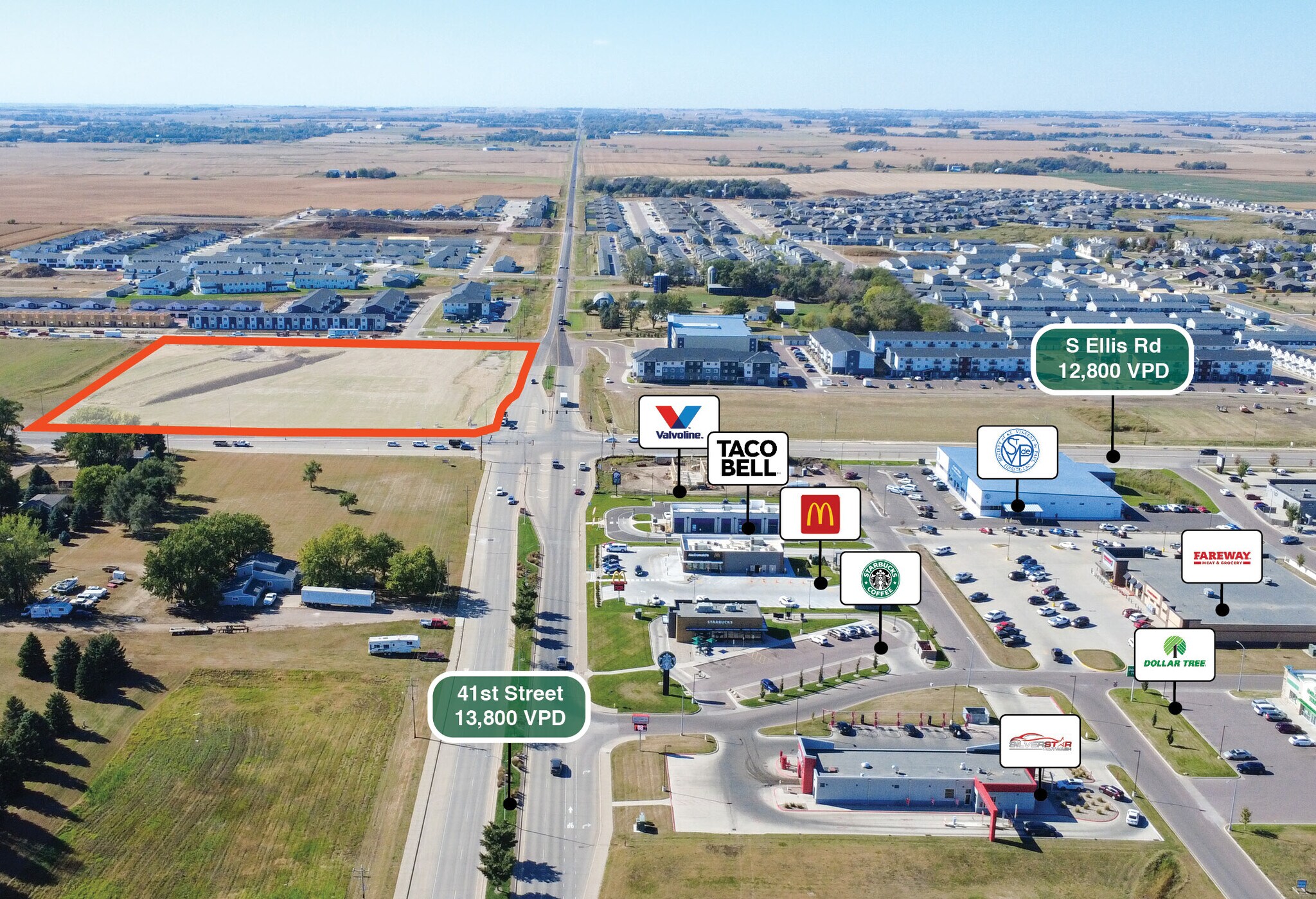 41st Street & Ellis Road South, Sioux Falls, SD à vendre Photo de l’immeuble– Image 1 sur 6