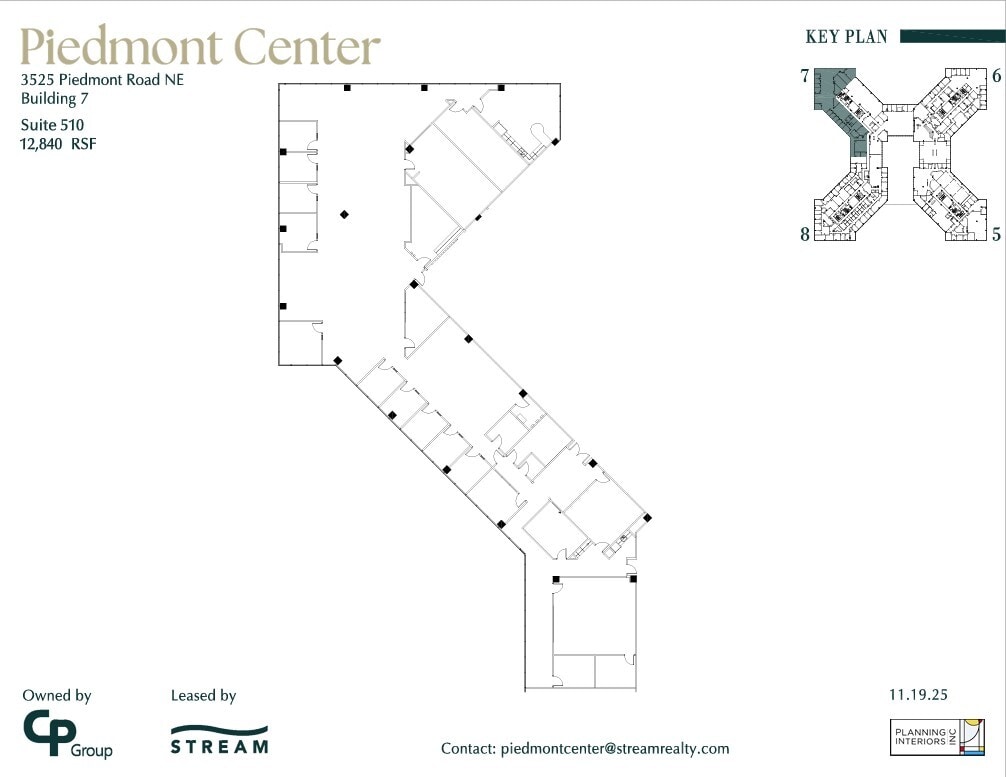 3495 Piedmont Rd NE, Atlanta, GA à louer Plan d’étage– Image 1 sur 1