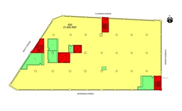 455 Jefferson St, Brooklyn, NY à louer Plan d’étage– Image 1 sur 10