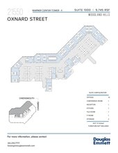 21550 Oxnard St, Woodland Hills, CA à louer Plan d’étage– Image 1 sur 1