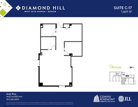 2490 W 26th Ave, Denver, CO à louer Plan d’étage– Image 1 sur 2