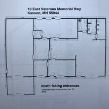 10 E Veterans Memorial Hwy, Kasson, MN à louer Plan d’étage– Image 1 sur 1