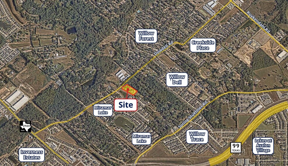 9011-9013 Dowdell Rd, Tomball, TX à vendre - Photo de l’immeuble – Image 2 sur 3