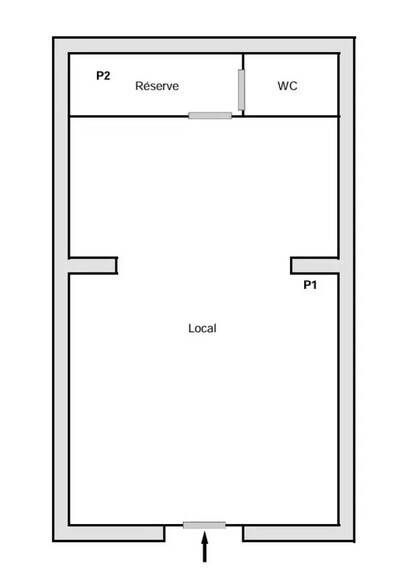 Local commercial dans La Clusaz à vendre - Plan d’étage – Image 3 sur 4