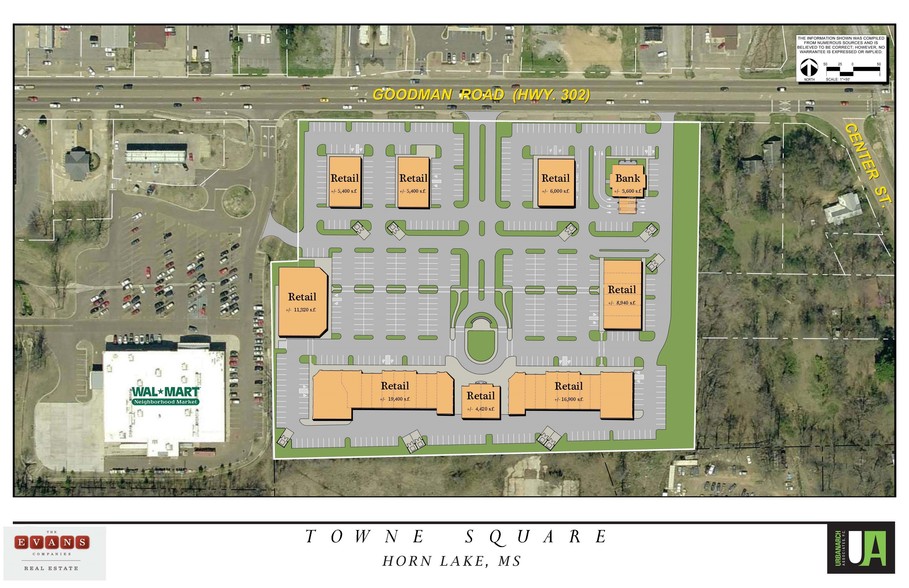 2401 Goodman Rd, Horn Lake, MS à vendre - Plan de site – Image 1 sur 5