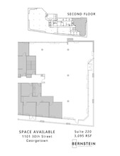 1101 30th St NW, Washington, DC à louer Plan d’étage– Image 1 sur 1