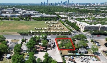 1302-1306 E 51st St, Austin, TX - VUE AÉRIENNE  vue de carte - Image1