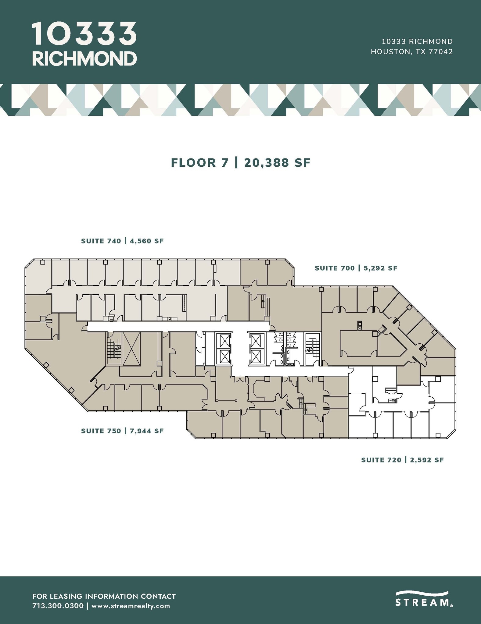 10333 Richmond Ave, Houston, TX à louer Plan d’étage– Image 1 sur 1