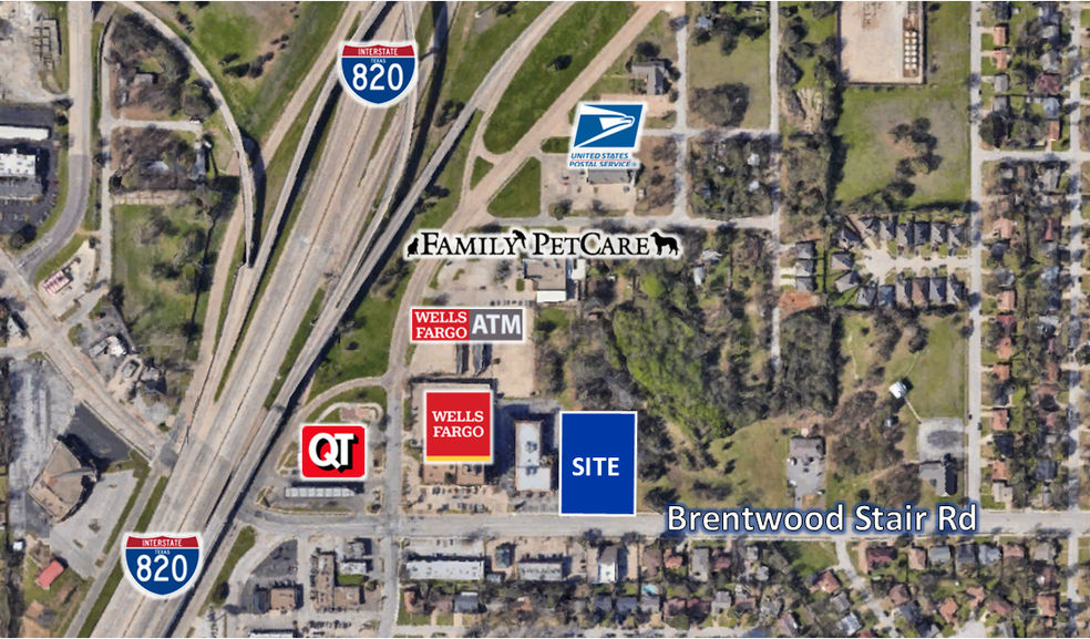 6767 Brentwood Stair Rd, Fort Worth, TX à vendre - Photo de l’immeuble – Image 1 sur 7