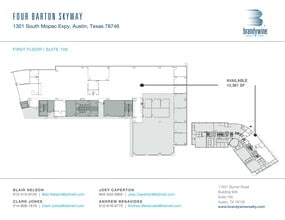 1301 S Mo Pac Expy S, Austin, TX à louer Plan de site– Image 1 sur 1