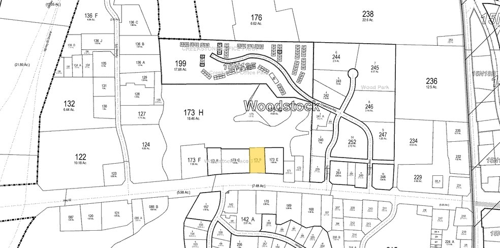9775 Highway 92, Woodstock, GA à louer - Plan cadastral – Image 1 sur 1