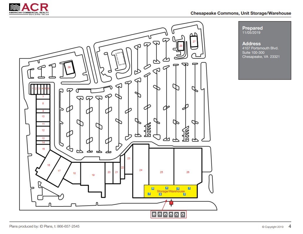 4107 Portsmouth Blvd, Chesapeake, VA à louer Plan de site– Image 1 sur 1