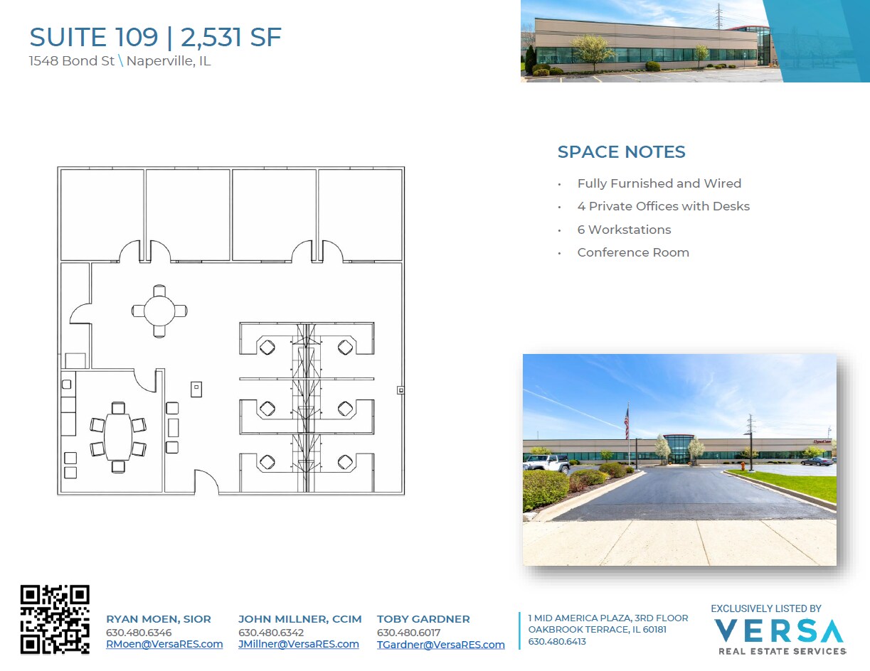 1548 Bond St, Naperville, IL à louer Plan d’étage– Image 1 sur 1