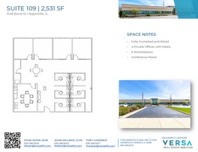1548 Bond St, Naperville, IL à louer Plan d’étage– Image 1 sur 1