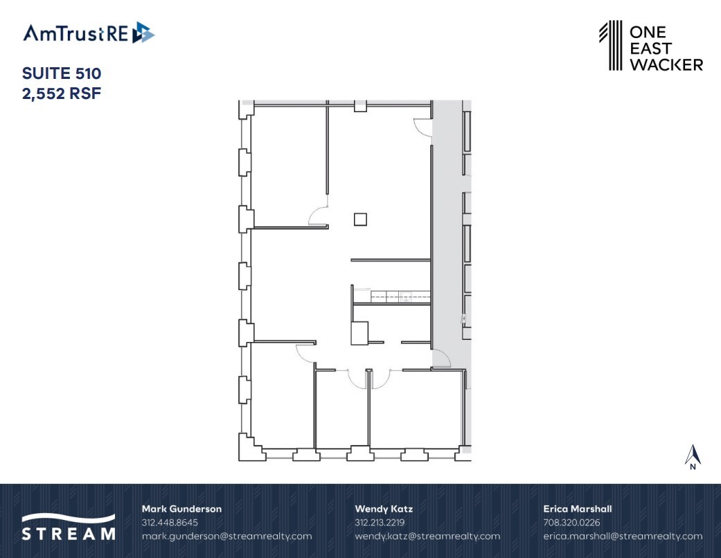 1 E Wacker Dr, Chicago, IL à louer Plan d’étage– Image 1 sur 1