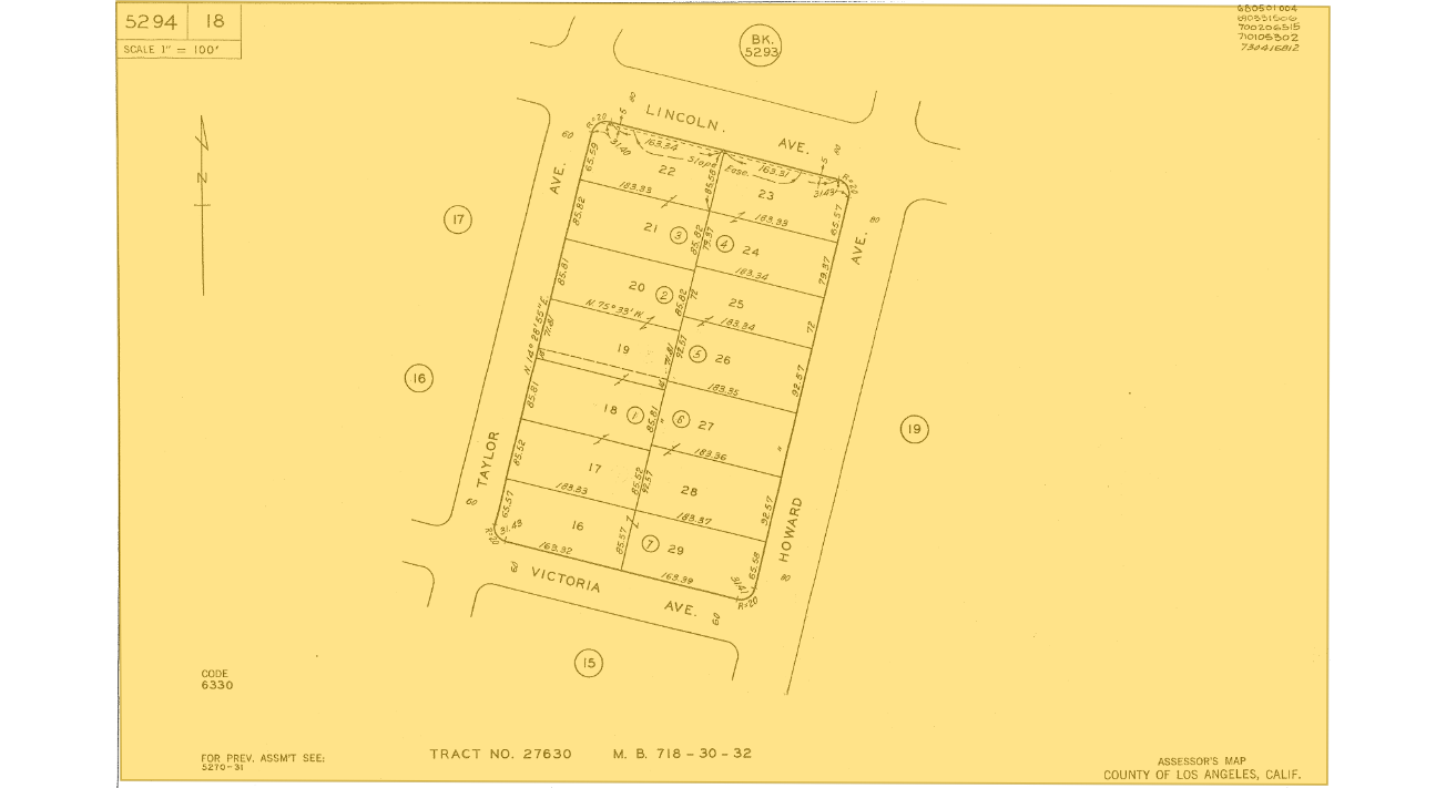 608 N Taylor Ave, Montebello, CA à louer Plan cadastral– Image 1 sur 3