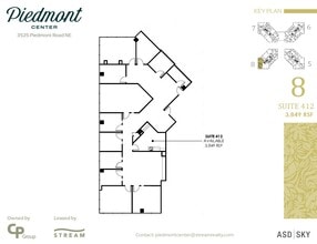 3495 Piedmont Rd NE, Atlanta, GA à louer Plan d’étage– Image 1 sur 1