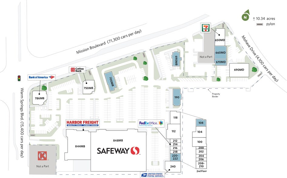 108-240 Francisco Ln, Fremont, CA à louer - Plan de site – Image 3 sur 29