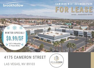 Plus de détails pour 4175 Cameron St, Las Vegas, NV - Industriel/Logistique à louer