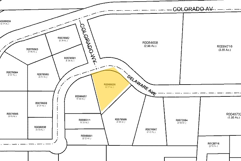 1055 Delaware Ave, Longmont, CO à louer - Plan cadastral – Image 2 sur 7