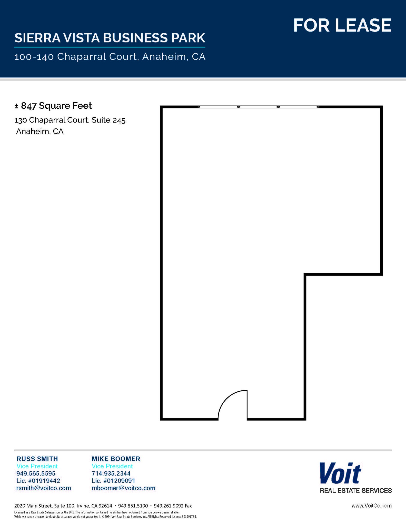 130 Chaparral Ct, Anaheim, CA à louer Plan d’étage– Image 1 sur 1