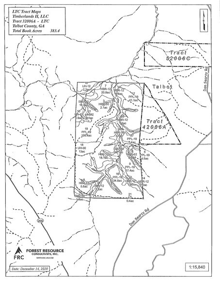 Talbot County Tract 32006A, Talbotton, GA à vendre - Plan de site – Image 2 sur 2