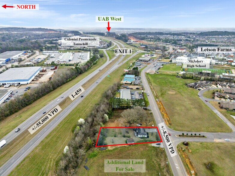 4985 Mcadory School Rd, McCalla, AL à vendre - Aérien – Image 1 sur 6