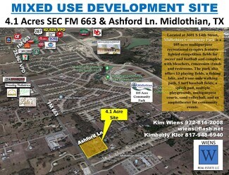 Plus de détails pour 216 Ashford Ln, Midlothian, TX - Local commercial à vendre