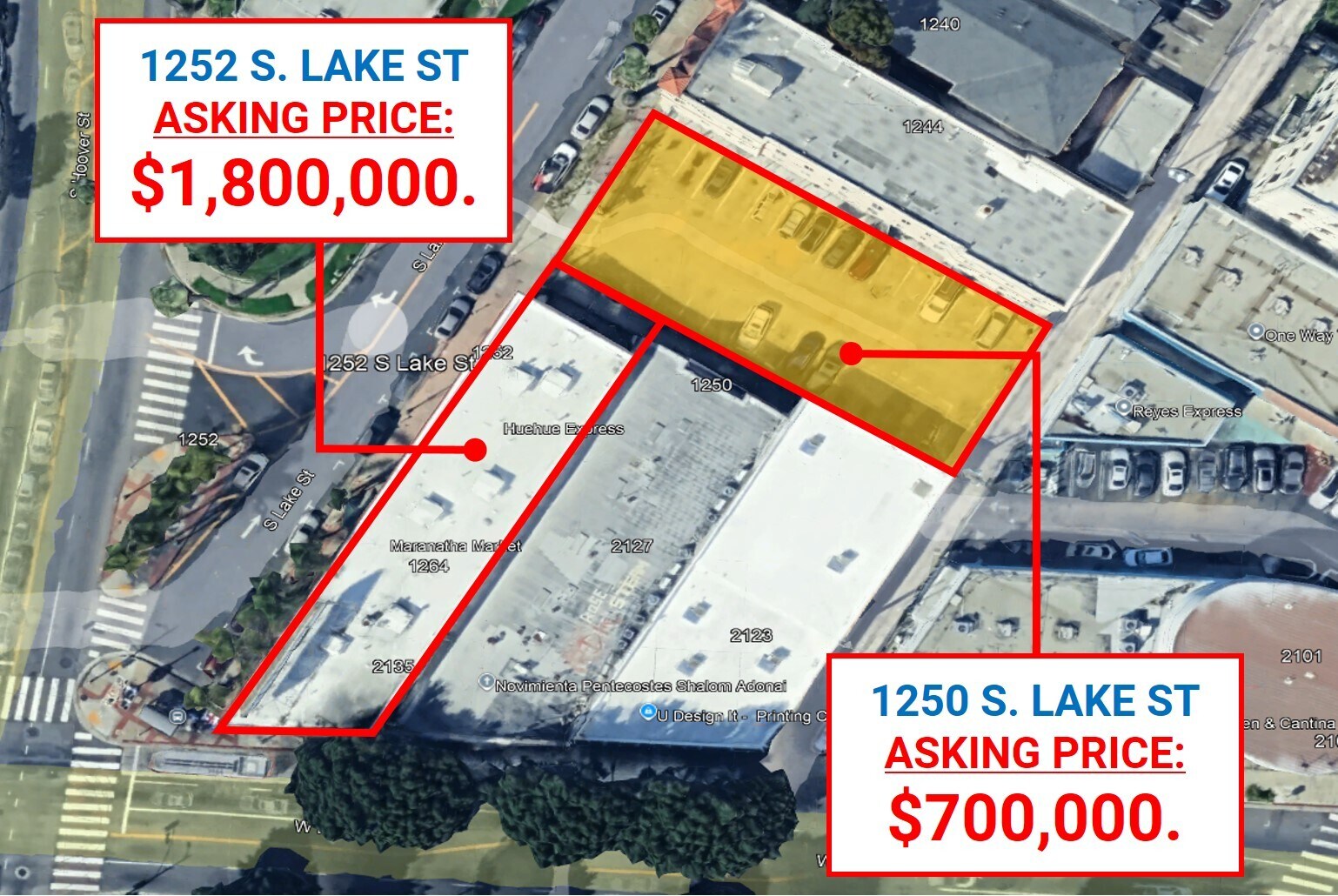 1252 S Lake St, Los Angeles, CA à vendre Photo principale– Image 1 sur 24