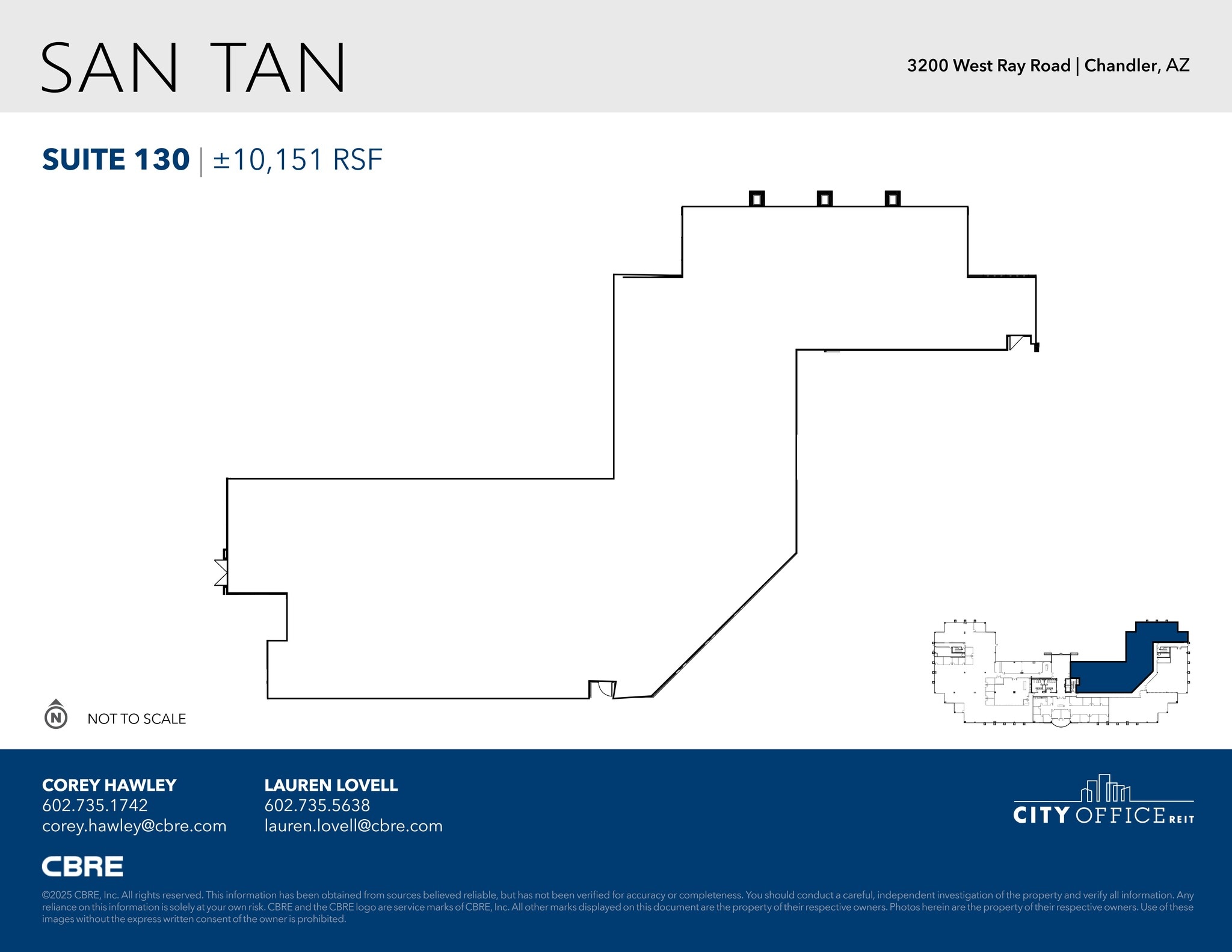 3200 W Ray Rd, Chandler, AZ à louer Plan de site– Image 1 sur 2