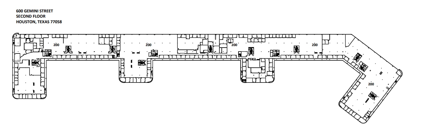 600 Gemini St, Houston, TX à louer Plan d’étage– Image 1 sur 1